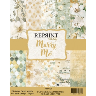 Marry Me 6x6" Paper Pack -...